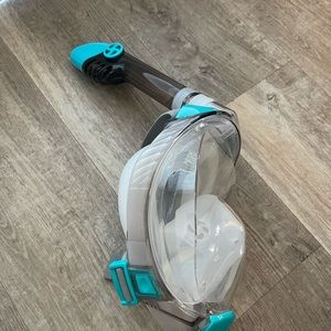 Greatever full face mask snorkel with GoPro mount